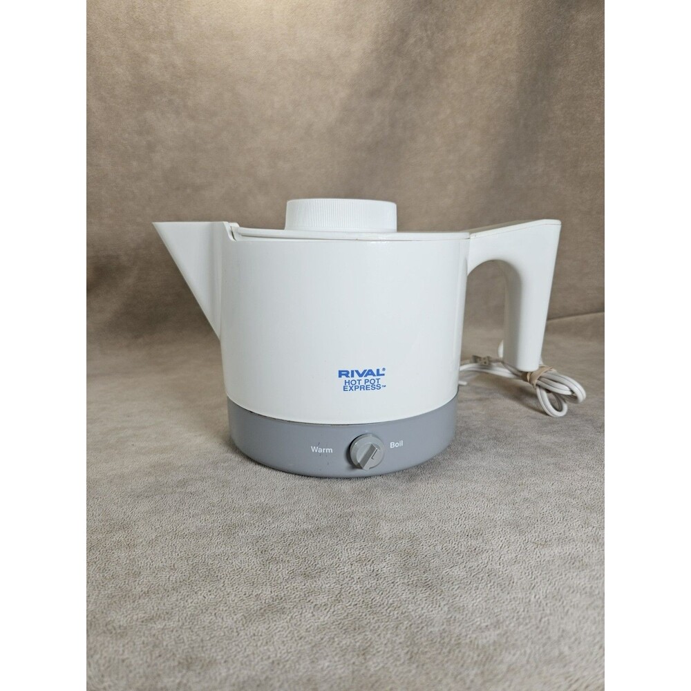 Rival Hot Pot Express 4070 Hot Water Electric Kettle Tested Works Heats Quickly